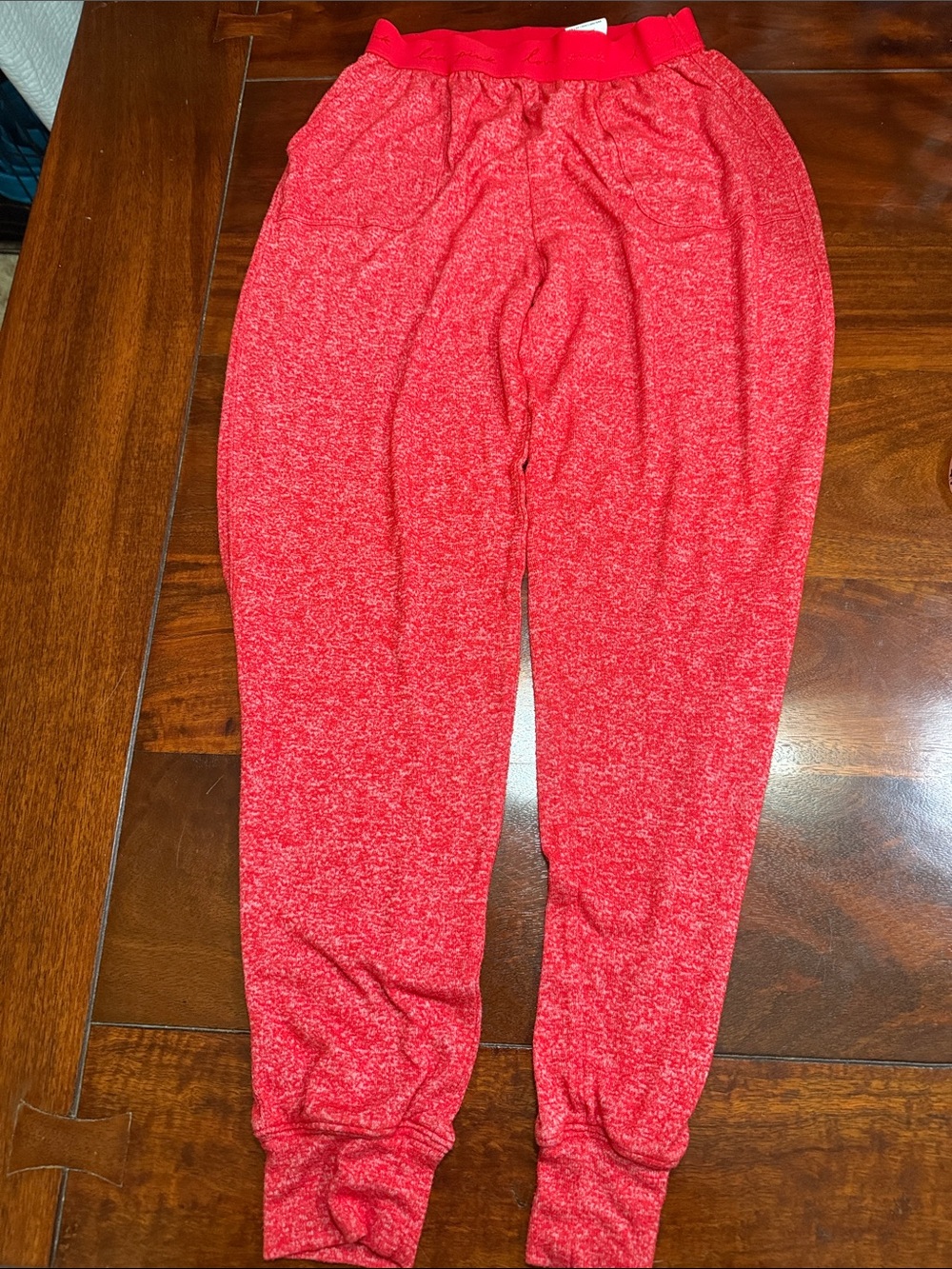 Women's PINK Victoria's Secret Red  Jogger Sleep pants